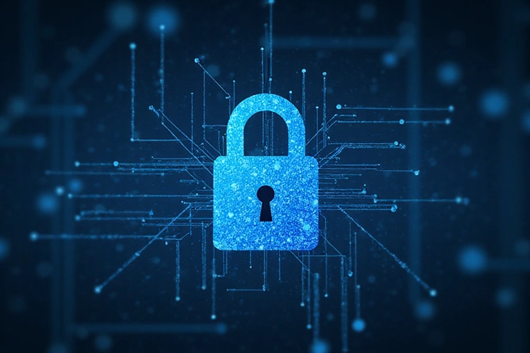 Ilustración de datos personales seguros